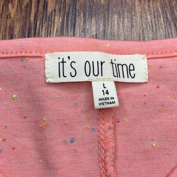 It’s Our Time V-Neck Tee Shirt Large - Picture 3 of 7